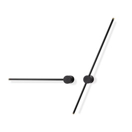Opviq Sword - 13488 Lámpara de pared de cuerpo metálico negro